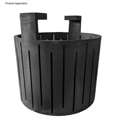Ισοστατική 1,80 G/Cm3 Σιλικονικό γραφίτη 110 - 125 W/Mk Θερμική αγωγιμότητα