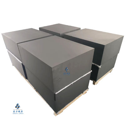 12μm Μέγεθος κόκκων Κρίσιμπλ Graphite Isostatic Graphite Block Υψηλή χημική σταθερότητα