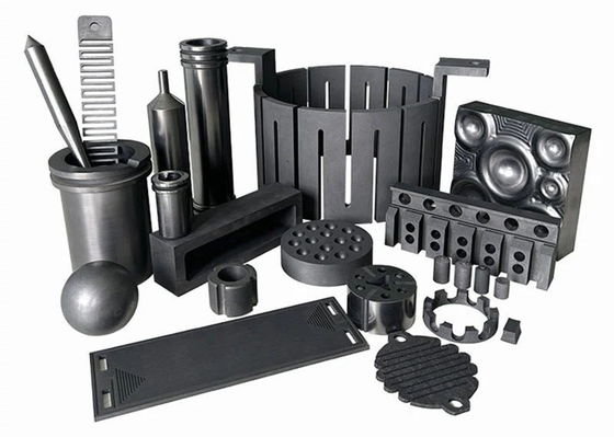 12μm Μέγεθος κόκκων Κρίσιμπλ Graphite Isostatic Graphite Block Υψηλή χημική σταθερότητα